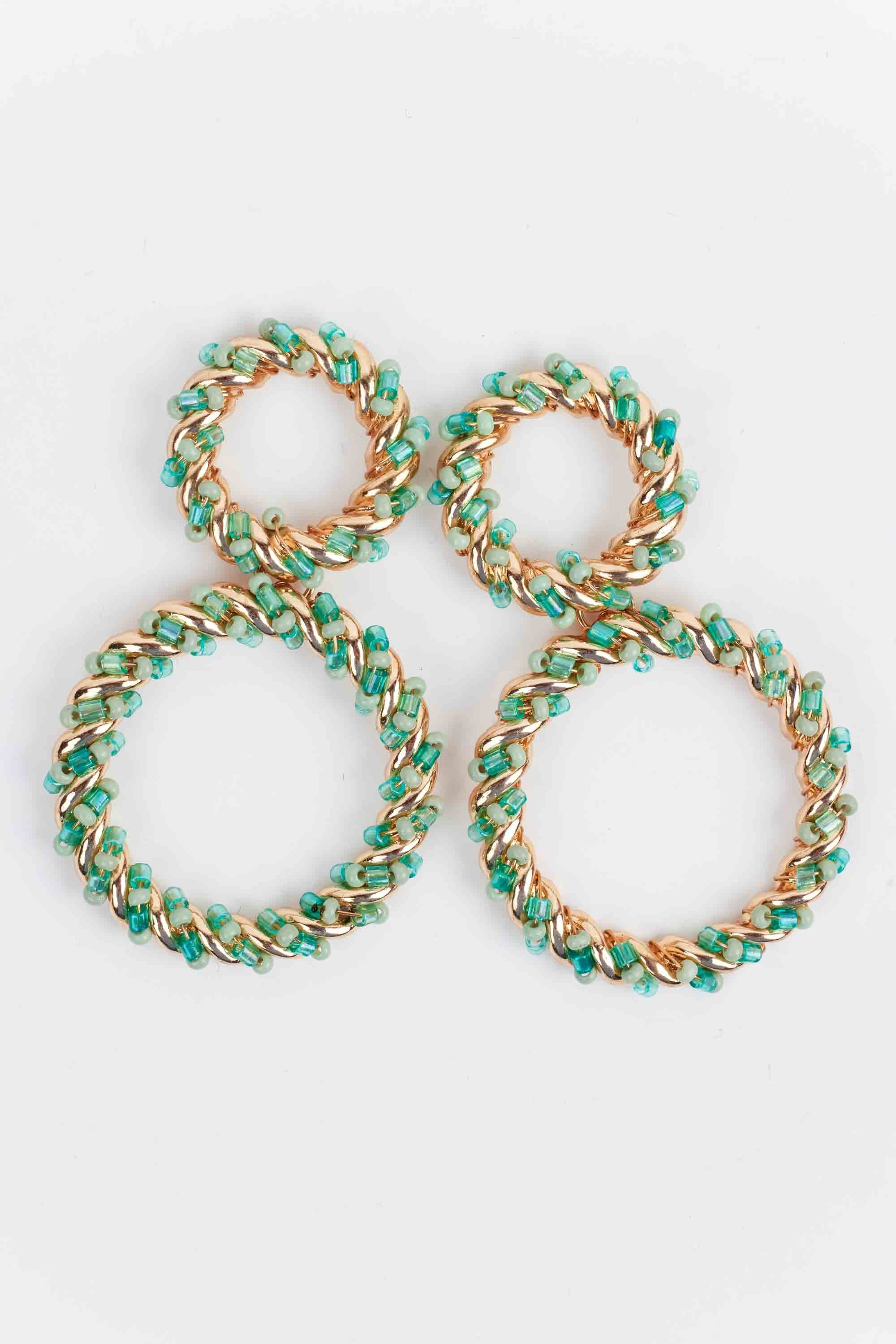Audrey Earrings- Teal | Avara