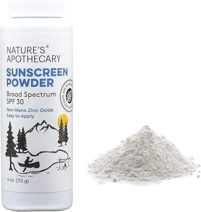 All-Natural, Benzene Free, Non Nano Zinc Oxide Sunscreen Powder SPF 30 - Water & Sweat Resistant,... | Amazon (US)