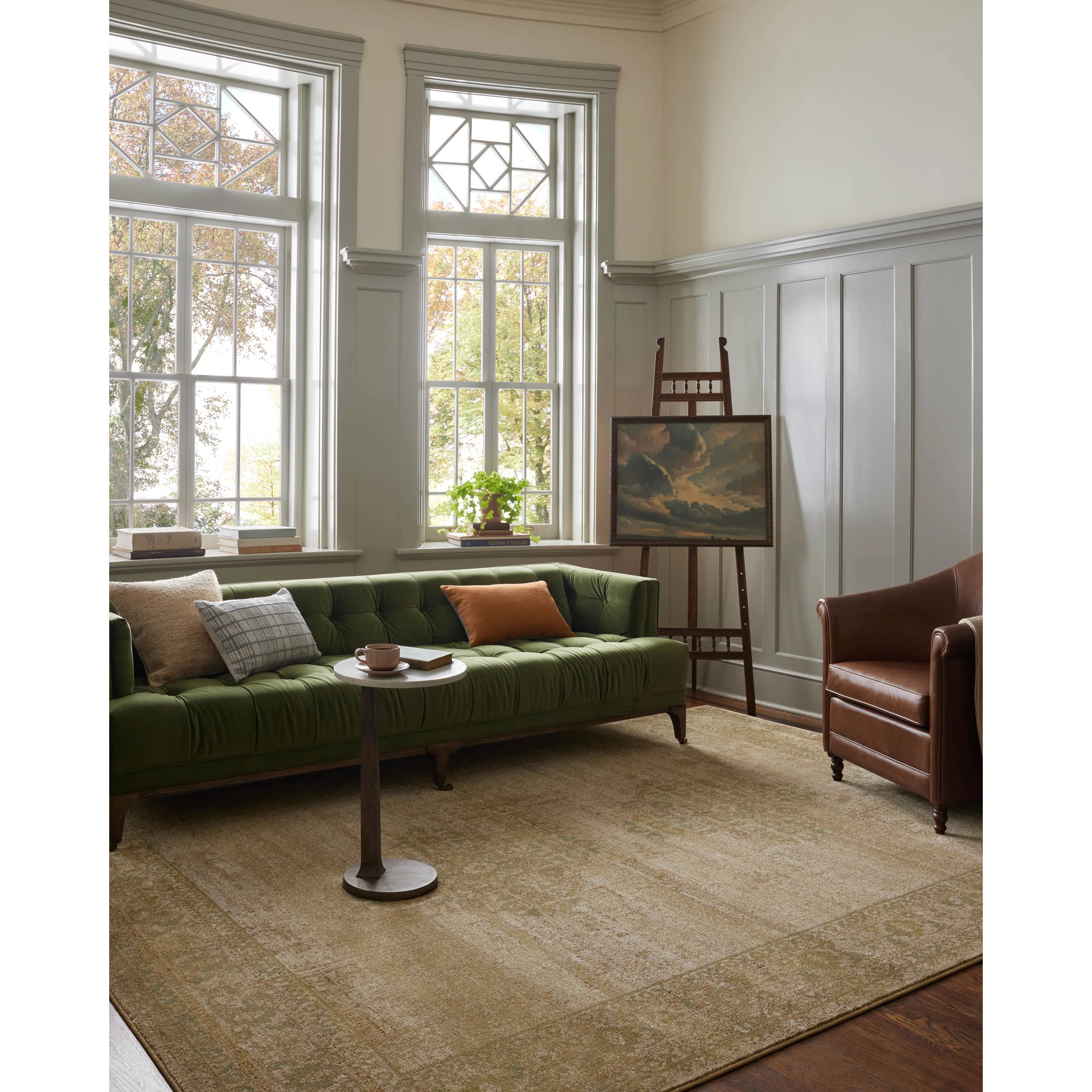 Magnolia Home by Joanna Gaines x Loloi Mona Antique / Spa Area Rug | Wayfair North America