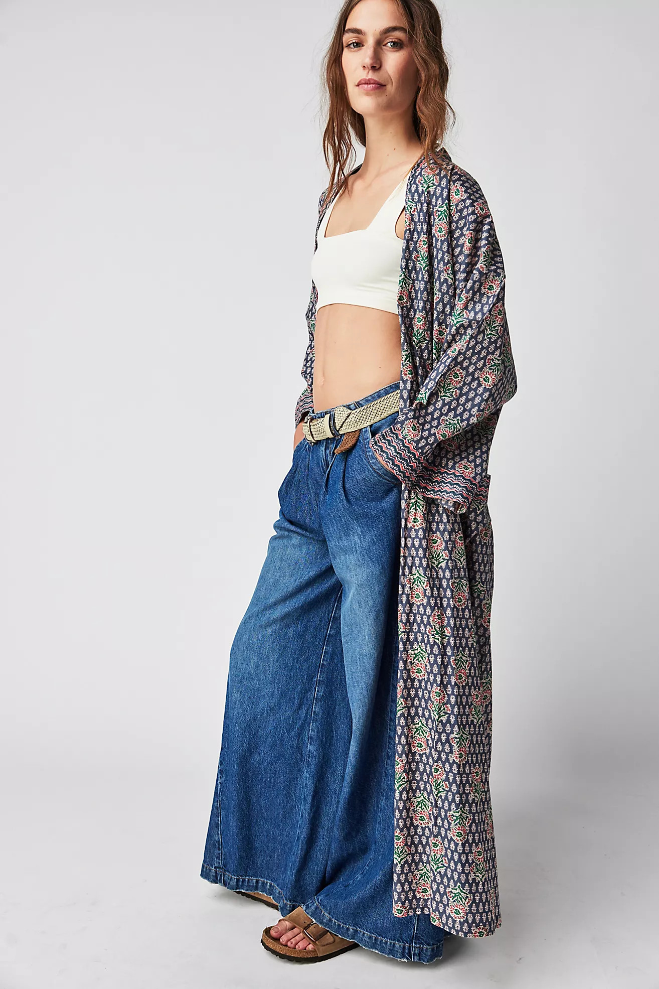 Block Print Beauty Kimono | Free People (UK)
