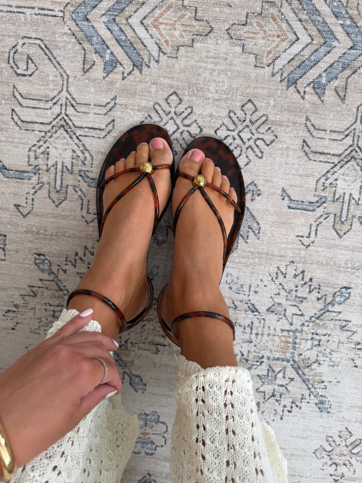 These tortoise sandals are giving designer vibes without the designer price 🤎✨

tortoise sandals, jelly sandals, summer sandals, flat sandals, designer inspired sandals, vacation shoes, resort style, coastal fashion, neutral accessories, chic sandals, beach vacation outfit, everyday summer shoes, tortoise shell sandals, comfortable sandals, warm weather style, vacation essentials, summer accessories, trendy sandals, capsule wardrobe, affordable fashion

#LTKootd #LTKU #LTKSeasonal