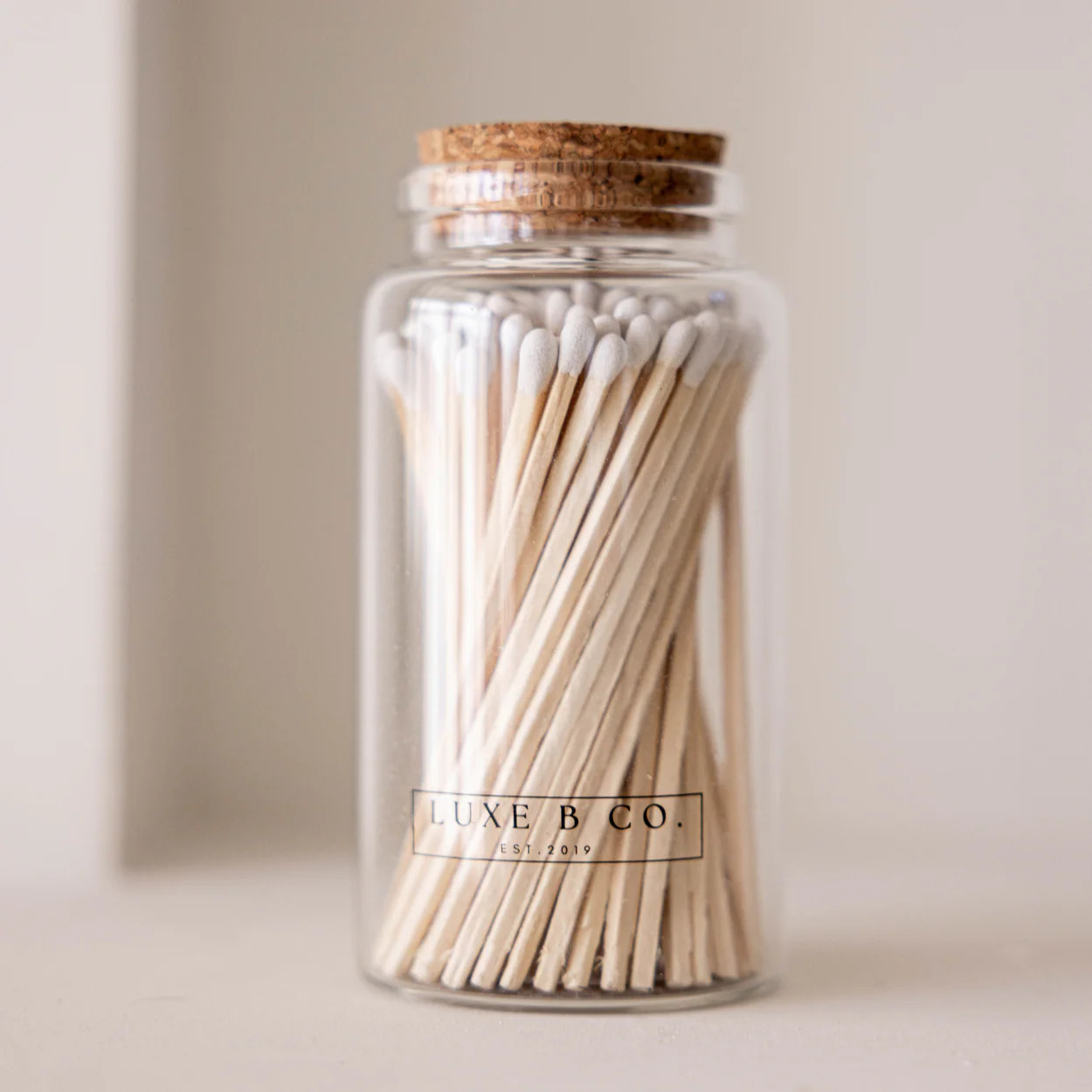 Luxe B Co. Glass Match Bottle | By Luxe B Co. | luxe bCO