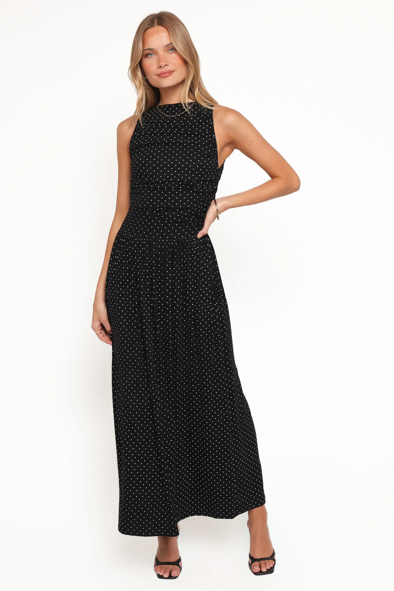 Shirley Maxi Dress - Black Polka Dot | Petal & Pup (US)
