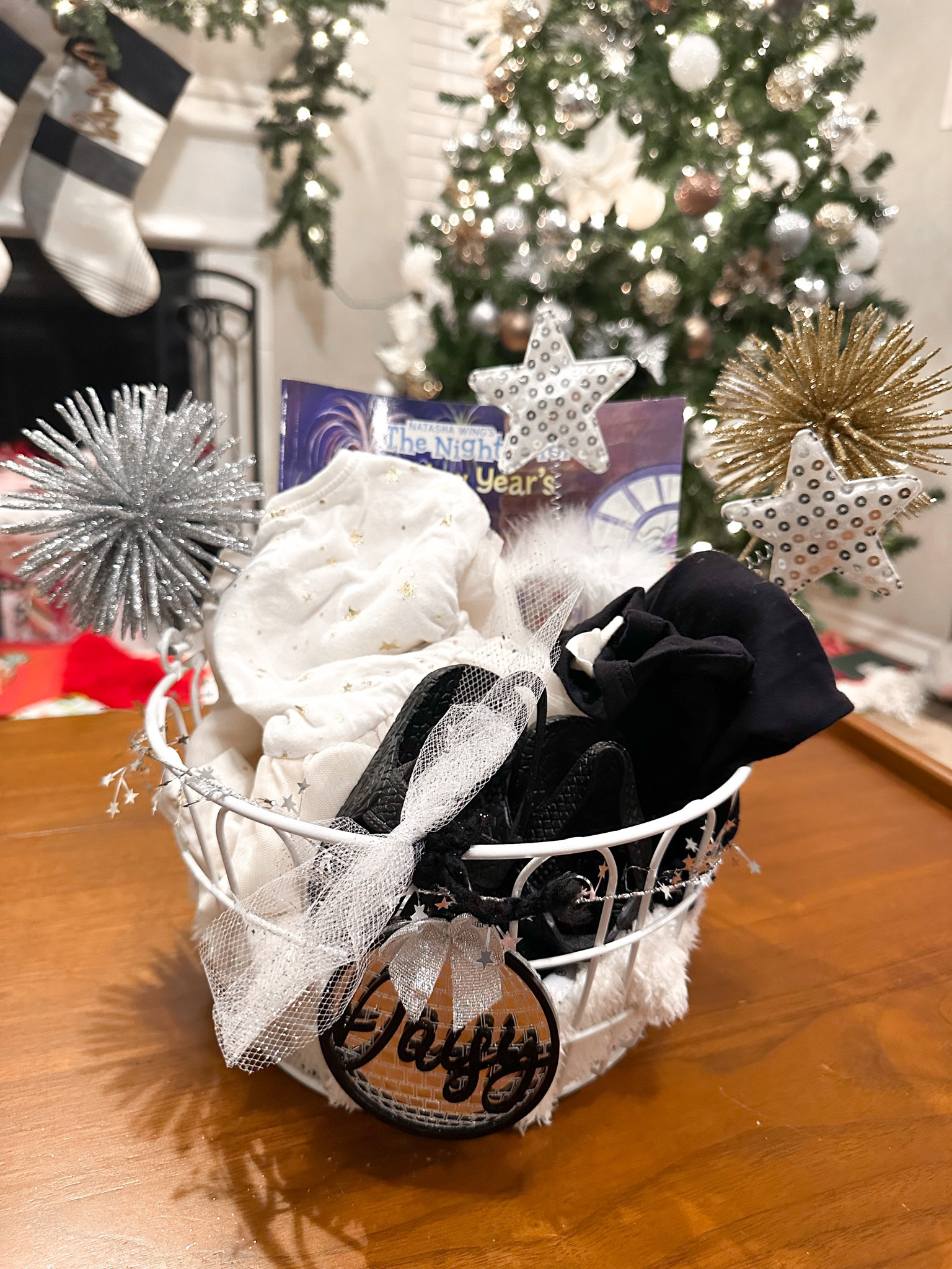 New Year’s Eve occasion basket kyte baby old navy pajamas dress 

#LTKbaby #LTKSeasonal #LTKHoliday