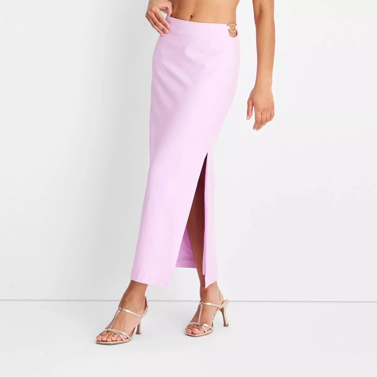 Women's Cutout O-Ring Maxi Skirt - Future Collective™ with Jenee Naylor | Target