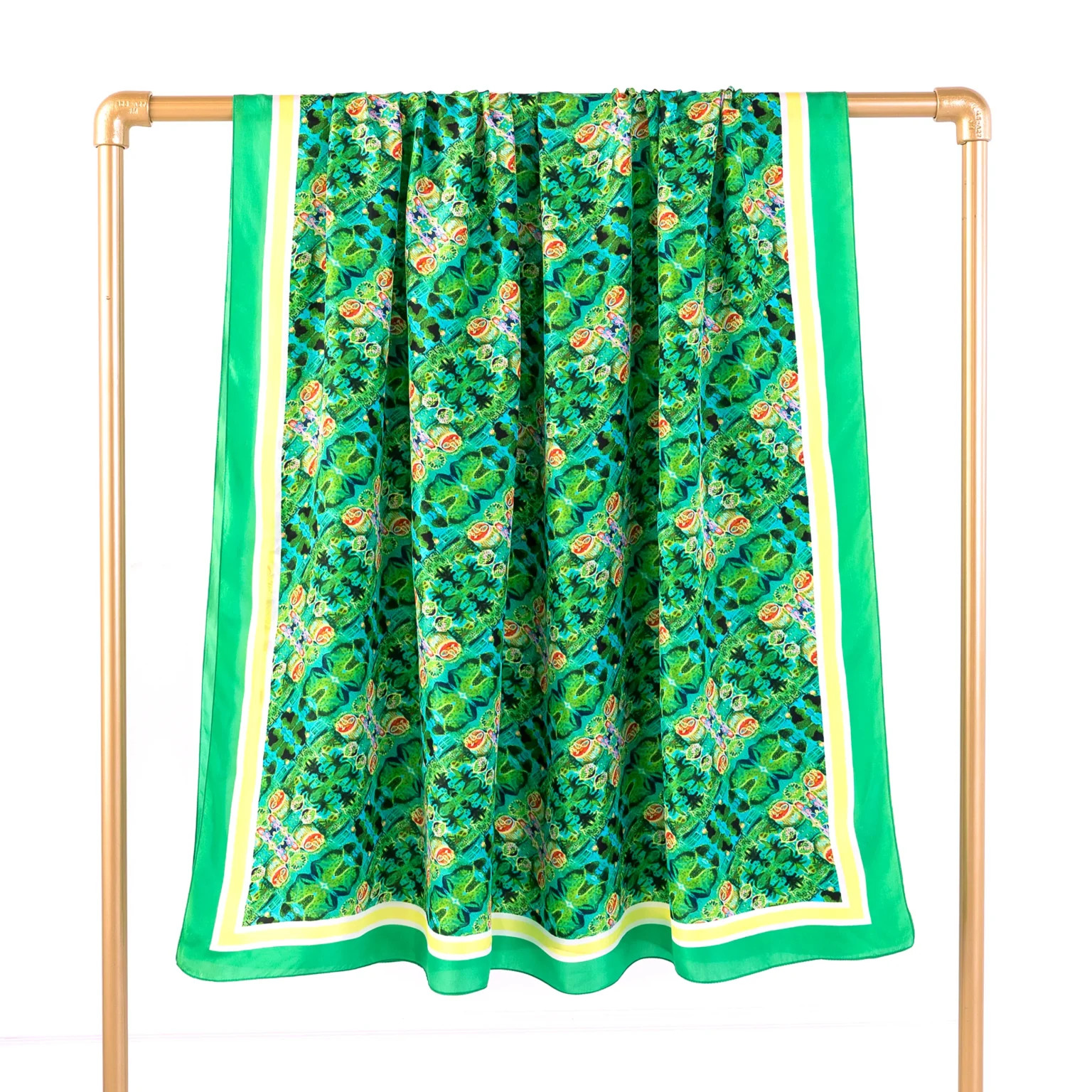 Red Hair Girl, Tea Party Silk Scarf | EVELYN & KATE (US)