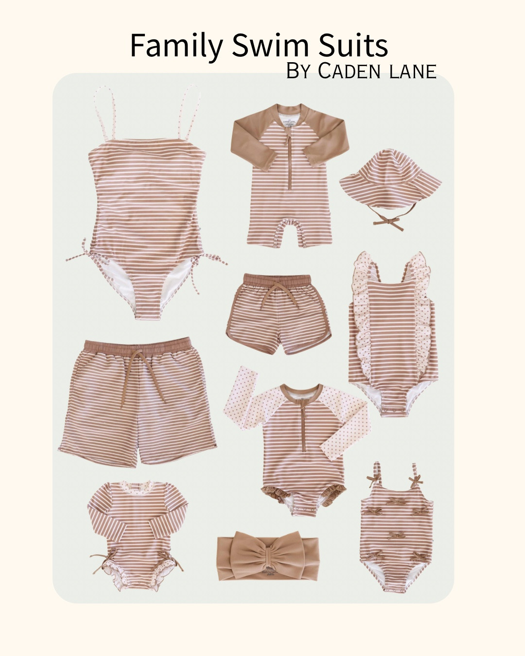 Matchy Matchy 😜
Swim Suits by @Caden Lane for the whole fam 🤩

#LTKmomlife #LTKSwim #LTKKids