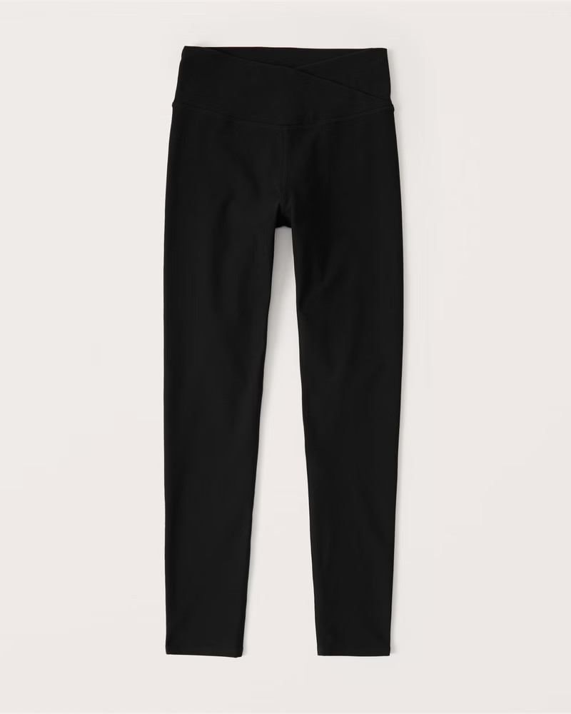 Contour Full-Length V-Waistband Leggings | Abercrombie & Fitch (US)