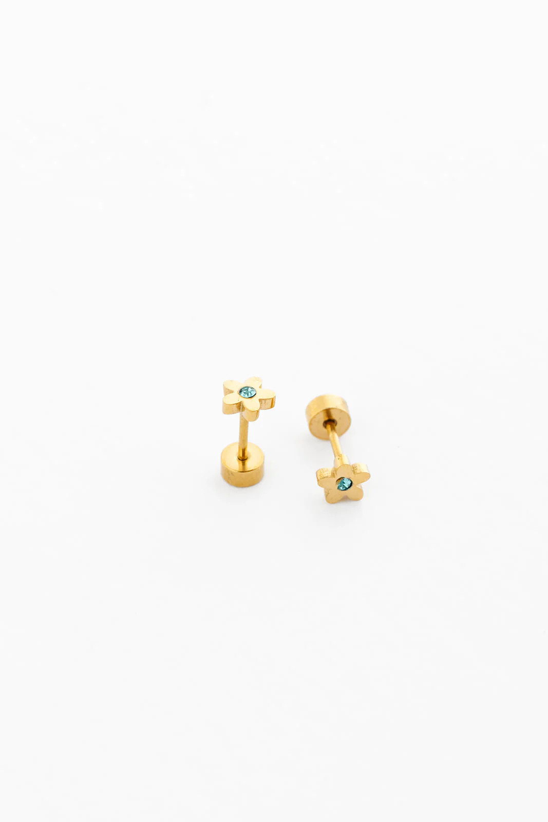 Birthstone Flower Stud Earring | Pip Pop Post