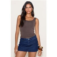 Indigo Button Up Denim Mini Skirt | PrettyLittleThing US