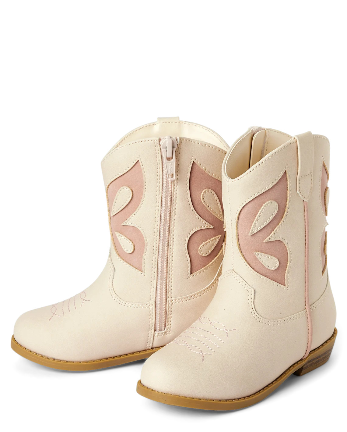 Toddler Girls Butterfly Cowgirl Boots - gray | The Children's Place