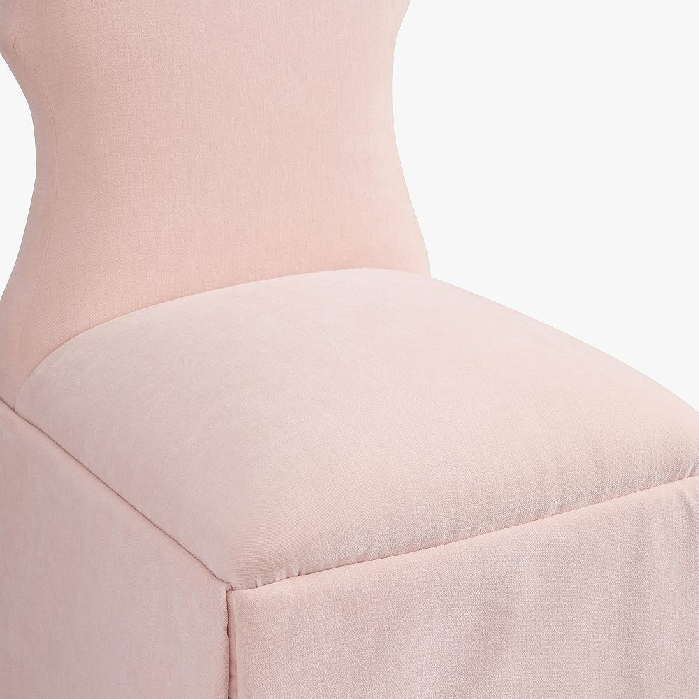 Lillian Desk Chair Performance Plush Chenille Sepia Rose | Pottery Barn Teen