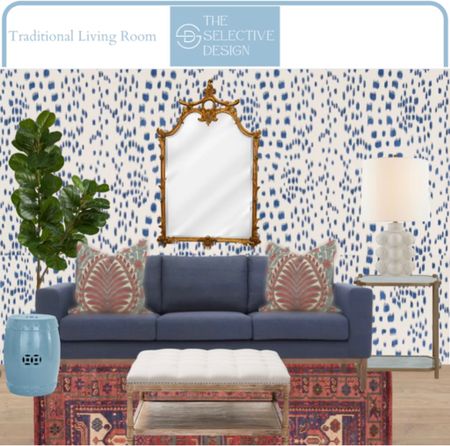 Traditional Living Room with fabulous wallpaper 🤩

#LTKstyletip #LTKhome #LTKsalealert