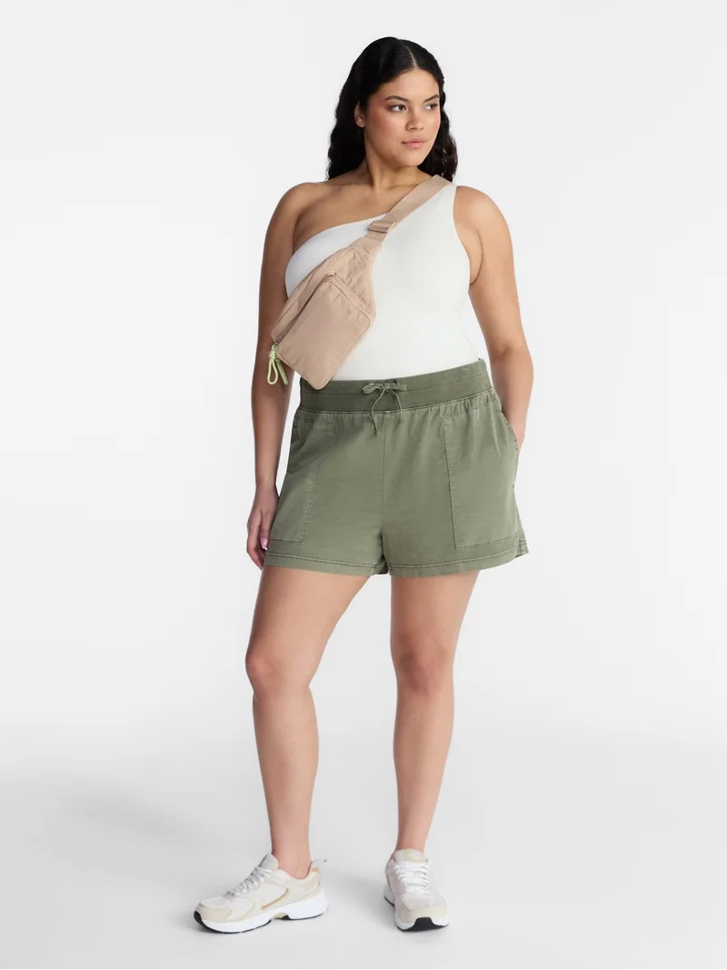 Avia Women's Hybrid Shorts, 3.25'' Inseam, Size XS-XXXL | Walmart (US)