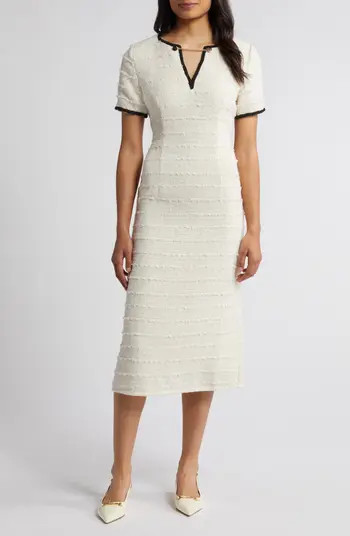 ZOE AND CLAIRE Tweed Midi Dress | Nordstrom | Nordstrom