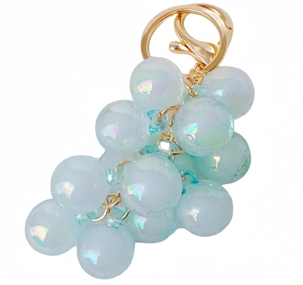 Grape Keychain，Purple Bag Charm，Fruit Bag CharmPurple, Purse Charm | Amazon (US)
