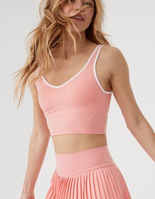 OFFLINE By Aerie Real Me Low Key Longline Sports Bra | Aerie