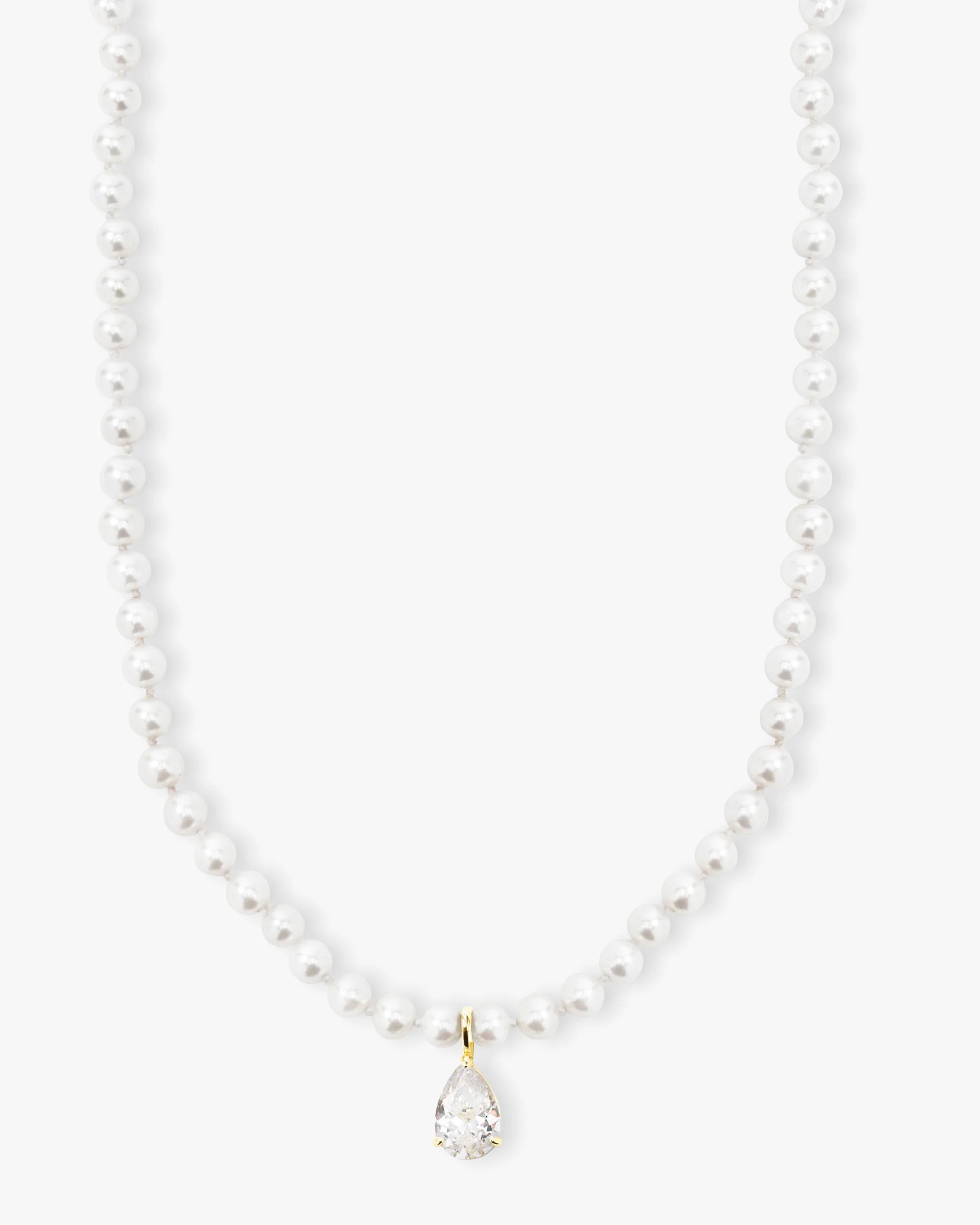 Perfect Pearl Teardrop Choker | Melinda Maria