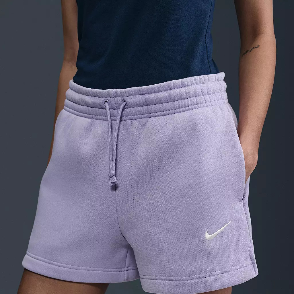 Nike Women's Sportswear Phoenix Fleece Mid-Rise 4" Shorts | DICK'S Sporting Goods