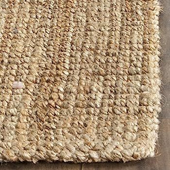 SAFAVIEH Natural Fiber Collection 2'3" x 5' Natural NF747A Handmade Farmhouse Premium Jute Accent Ru | Amazon (US)