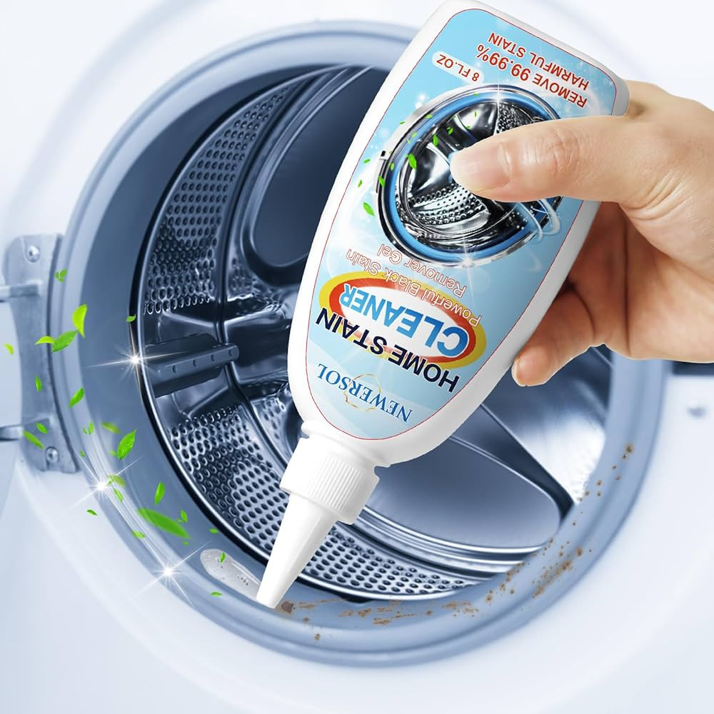 Black Stain Remover Gel Washing Machine Cleaner Front Loader Grout Cleaner Home Stain Removal Gel... | Amazon (US)