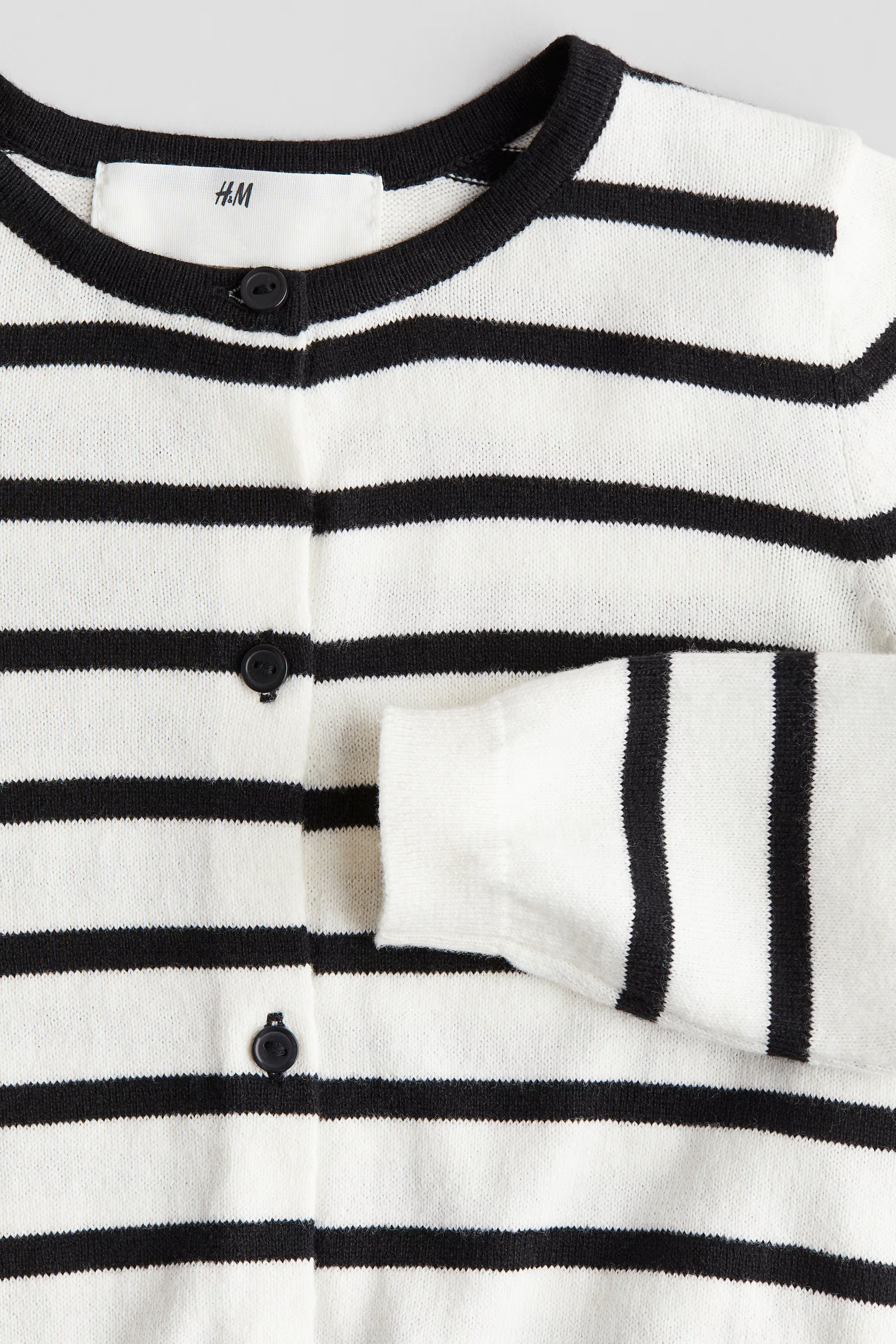 Fine-knit Cotton Cardigan | H&M (US + CA)