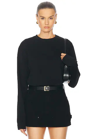 Long Sleeve Crewneck Top | FWRD 