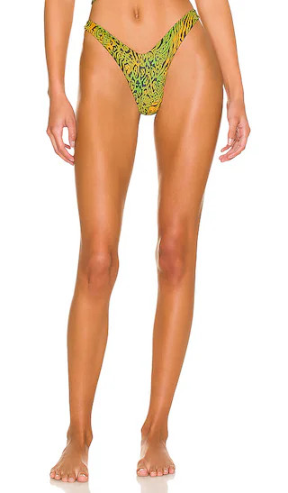 Azaria Bottom in Jungle Green Leopard | Revolve Clothing (Global)