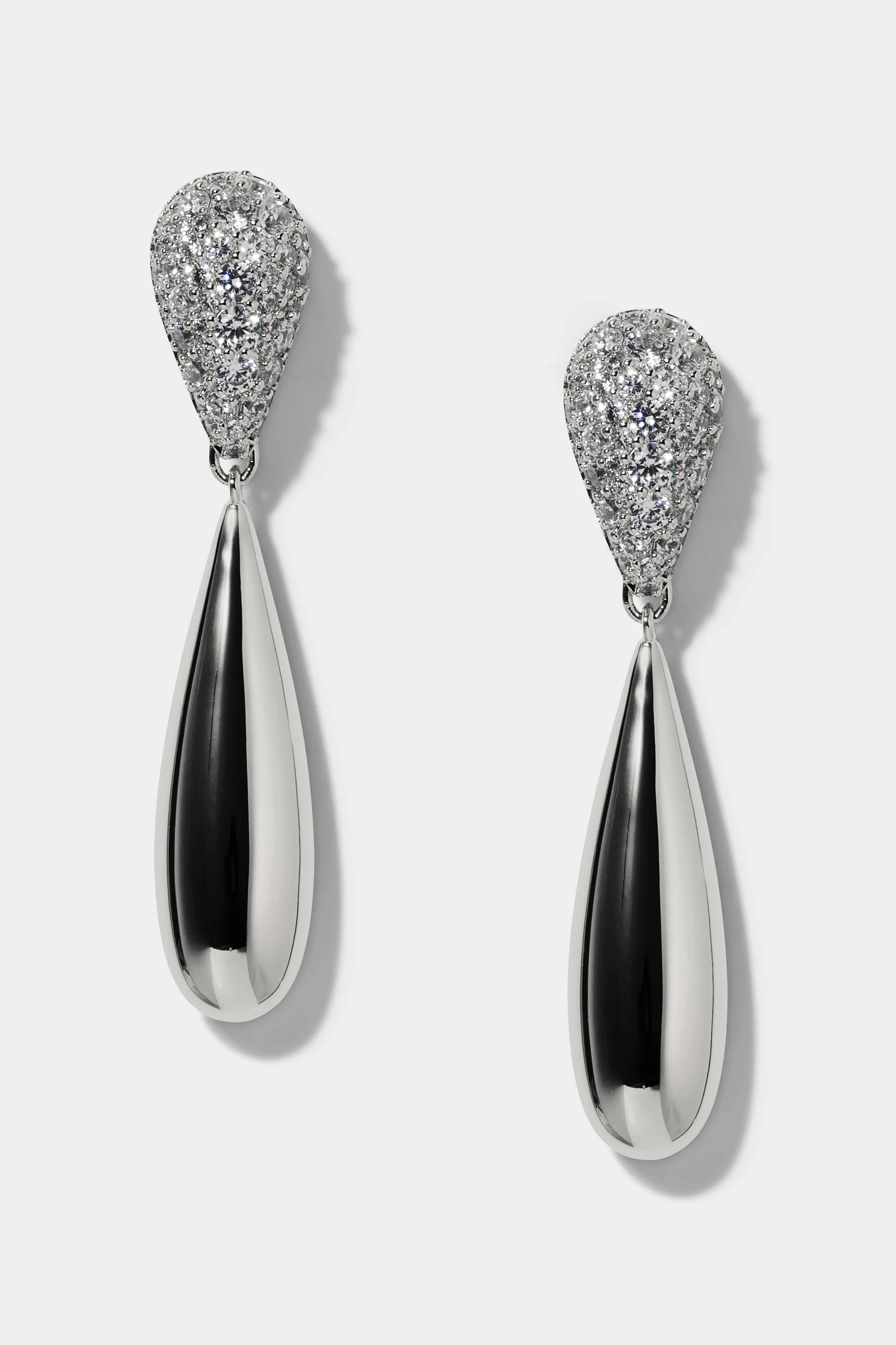 PISA LARGE PAVE DROP EARRINGS | NADRI