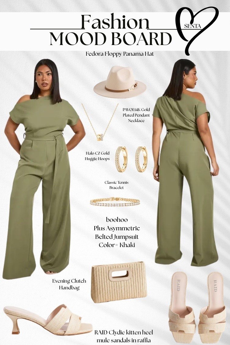 Business chic meets effortless with this wide-leg jumpsuit styled with soft beige accessories. 

#LTKgrwm #LTKPlusSize #LTKMidsize