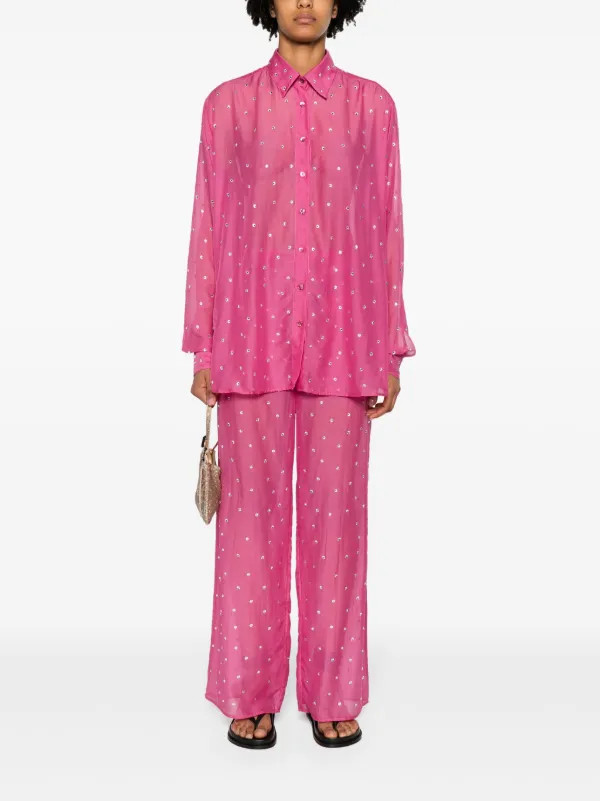 Gem sheer trousers | Farfetch Global