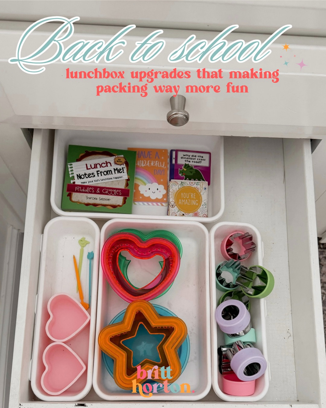 Prepping lunchboxes for school this year and added some super cute upgrades! 

back to school, lunch box, kitchen finds, mom life, bento box, kids lunch, school supplies, britt horton 

 #LTKmomlife #LTKSeasonal #LTKKids