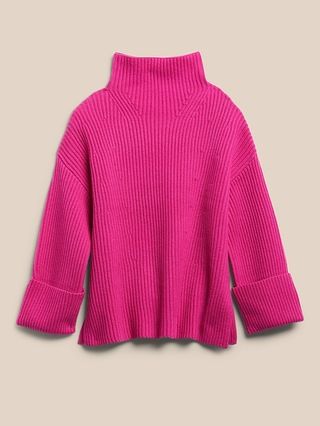 Oversized Merino-Cashmere Sweater | Banana Republic (US)