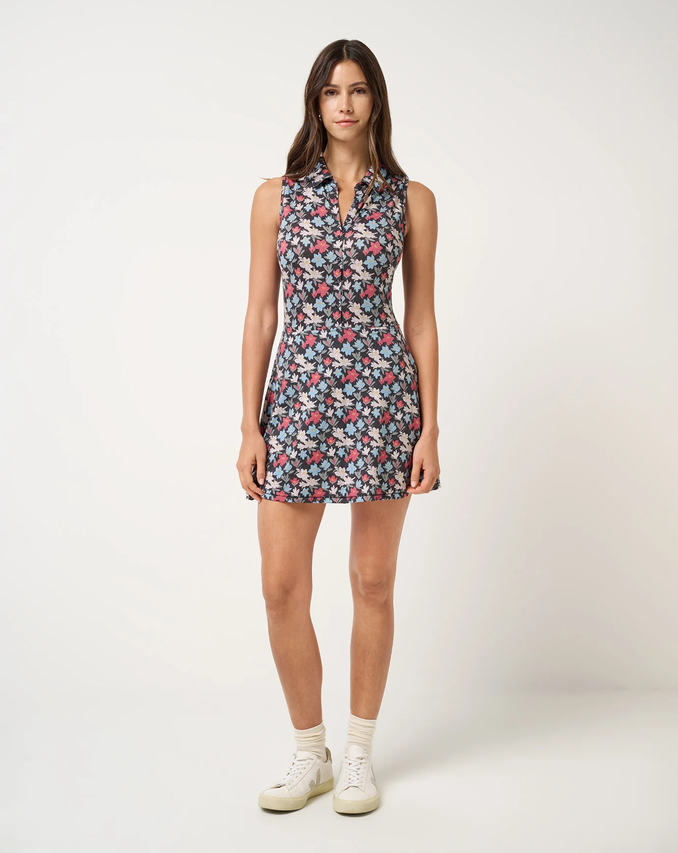 Featherweight Course Time Polo Dress | TravisMathew