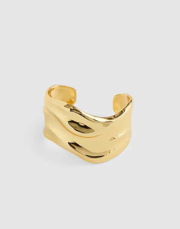 Chunky Wavy Cuff Bracelet | Madewell