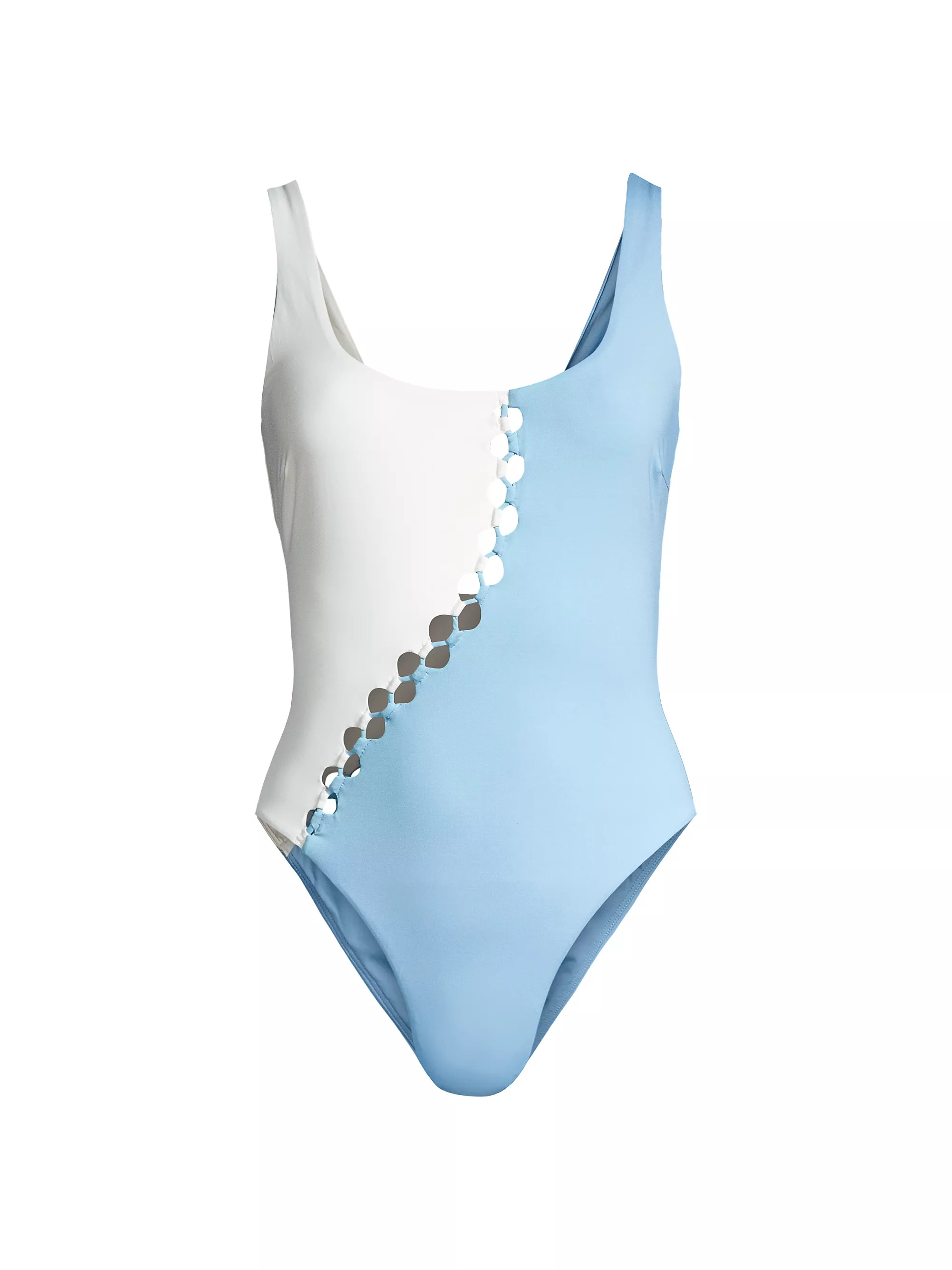 Solstice Colorblocked One-Piece Swimsuit | Saks Fifth Avenue