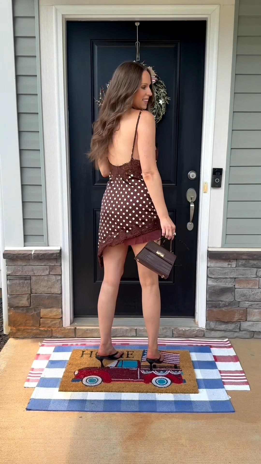 Summer to fall outfit idea 🤎🤎

Polka dot fashion, mini dress, Amazon fashion, summer outfit, fall fashion 

* this is a dress for shorter women - I had to wear little shorts underneath

#LTKgrwm #LTKootd