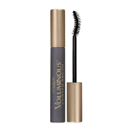 L’Oreal Paris Makeup Voluminous Mascara Original Curved Brush Lifts & Builds Lashes Up To 5X Volume Clump Free Smudge Free Black Brown 0.28 Fl Oz | Walmart (US)