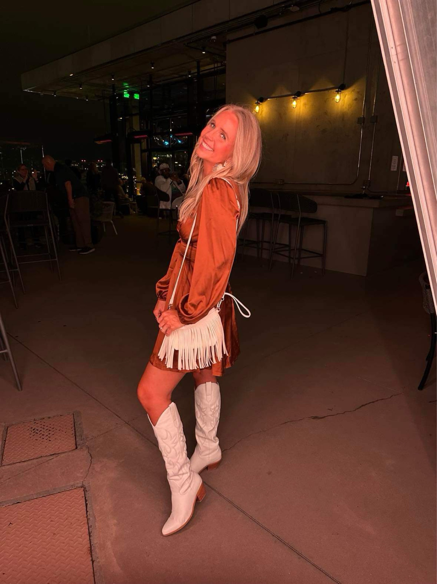 I'm 5'4 wearing a small in the dress. I've had the cowgirl boots for years. I find them very comfortable. Amazon has you covered. Whether it’s Nashville, a Country Concert, Rodeo, or Date Night!

#LTKFindsUnder50 #LTKShoeCrush #LTKFestival