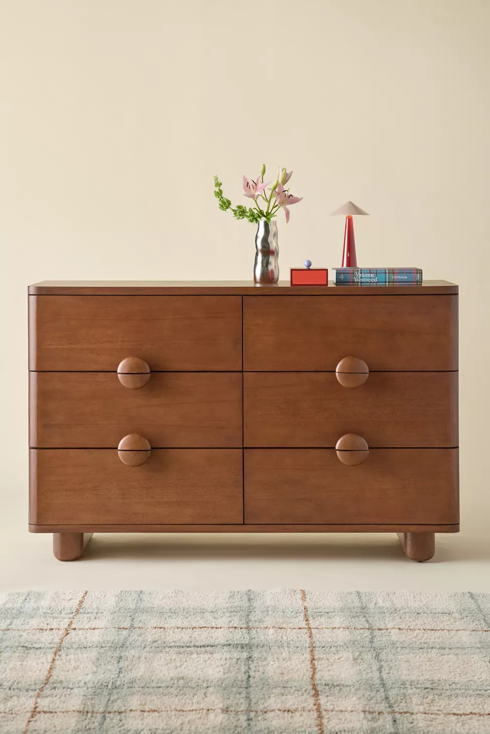 Jasper Wood 6-Drawer Dresser | Urban Outfitters (US and RoW)