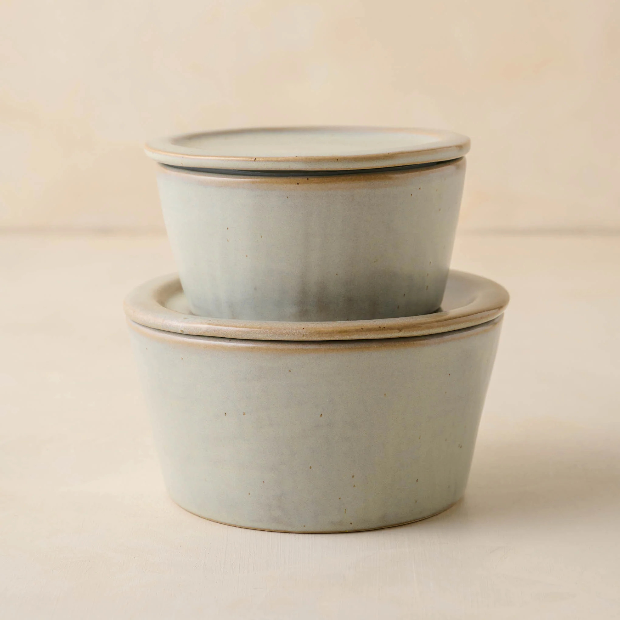 French Grey Ceramic Food Storage Bowl | Magnolia