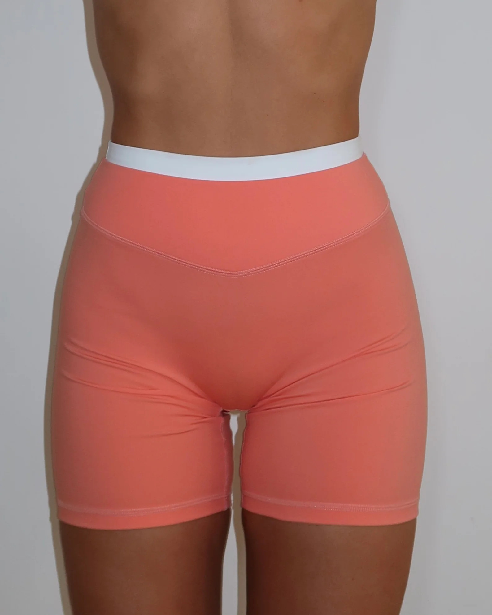 Layered Sculpt Short - Guava & White | Liaison the Label