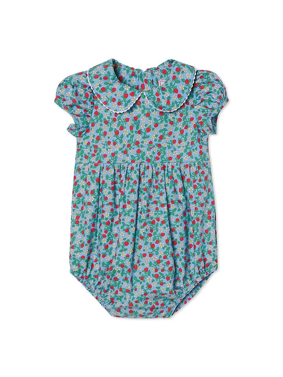 Baby Girl's & Little Girl's Juniper Liberty Strawberries And Cream Print Bubble - Strawberries And C | Saks Fifth Avenue