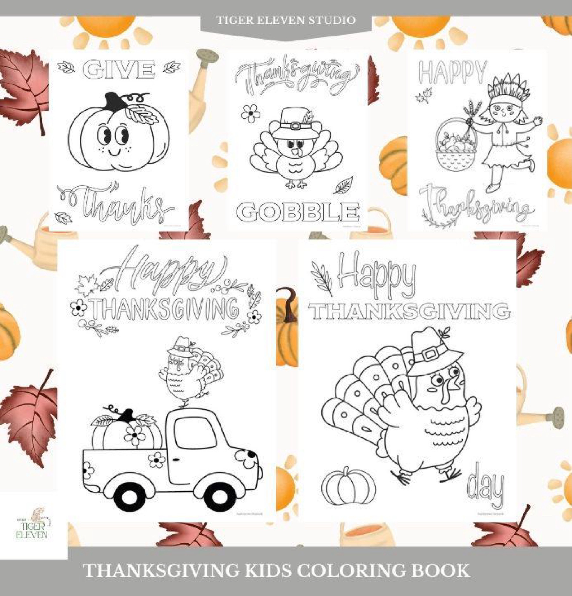 Thanksgiving Coloring Book Pages for Kids | Printable Thanksgiving Coloring Sheets | Fun Holiday Activities for Kids Classroom

#LTKKids #LTKHoliday #LTKFamily