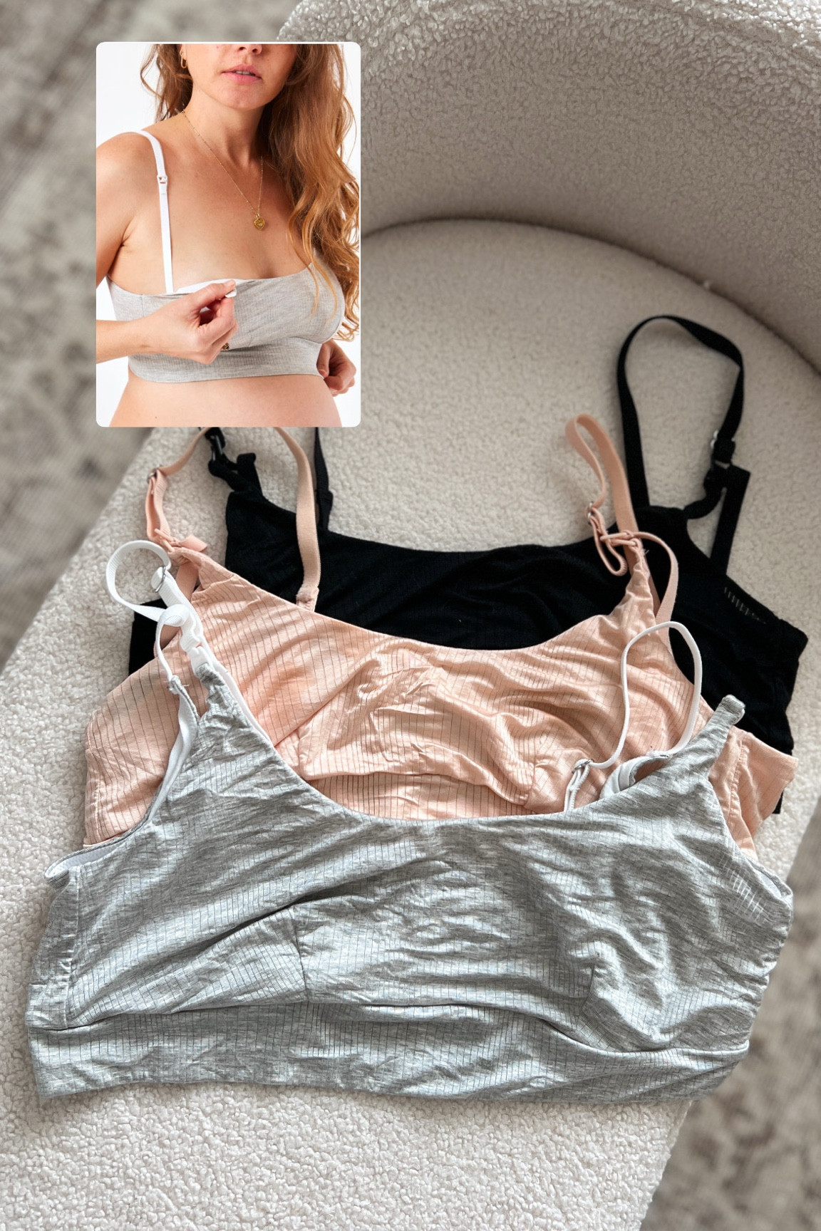 The best bras for pregnancy, post partum, and nursing. 

#LTKBump #LTKBaby