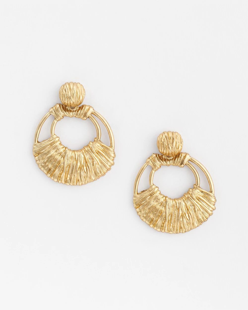 No Droop® Goldtone Doorknocker Earrings | Chico's