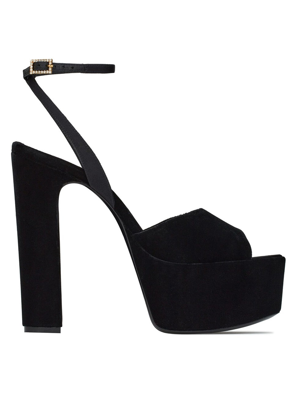 Women's Jodie Platform Sandals in Velvet - Nero - Size 10.5 - Nero - Size 10.5 | Saks Fifth Avenue