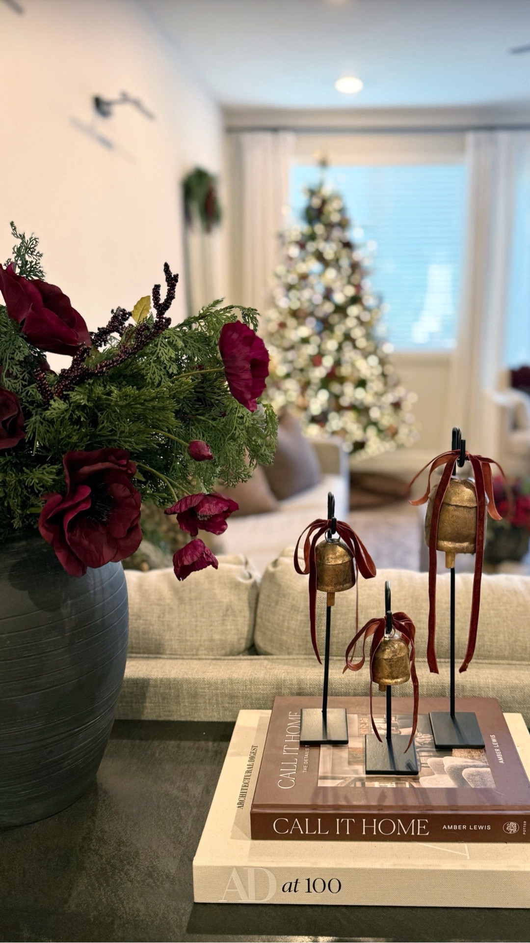 Bell decor | Christmas decor | neutral Christmas decor | burgundy Christmas 

#LTKHome #LTKHoliday #LTKSeasonal