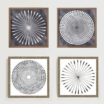 Framed Print - Watercolor Burst | West Elm (US)