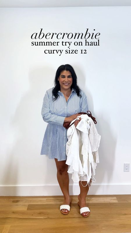 Abercrombie midsize summer try on haul! I am absolutely loving all of these classic staple pieces for summer that Abercrombie is coming out with! For reference I am 5’9” 38D size 12 or xl and I’m wearing an XL in almost everything, L tall in dresses, XL on bikini top, XL on bikini bottoms! All of these are perfect for casual summer outfit ideas, vacation resort wear, and beach outfits for summer plus they are all curvy girl friendly ☀️🫶🏽🤗

#LTKmidsize #LTKSeasonal #LTKVideo